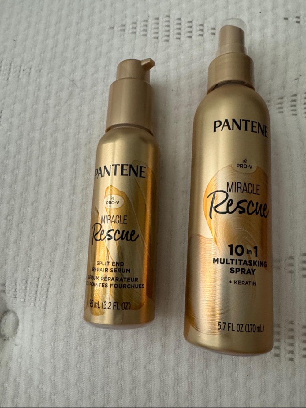 Pantene Miracle Rescue Gold Heat Protectant Spray - 10-in-1